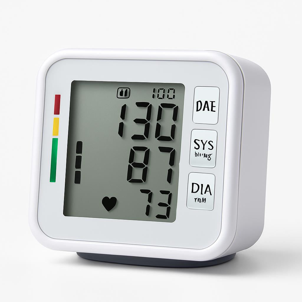 Compact Digital Wrist Blood Pressure Monitor - Eco-Friendly Health Tracker