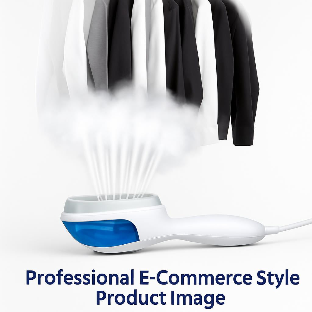 Eco-Friendly Handheld Garment Steamer with Water-Saving Design