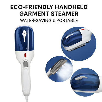 Eco-Friendly Handheld Garment Steamer - Water-Saving & Portable