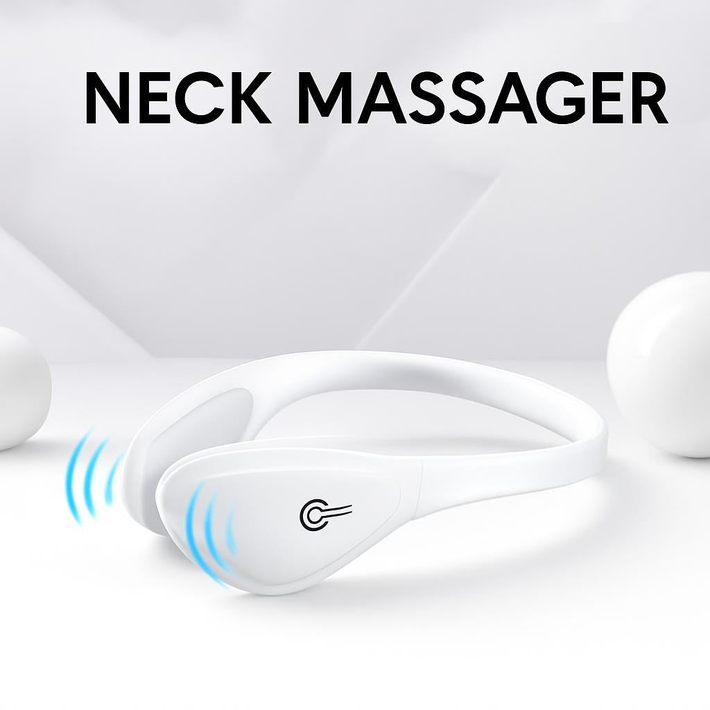 Eco-Friendly Black Ergonomic Facial Massage Device