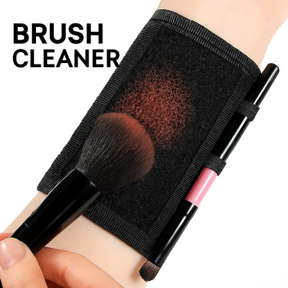 Eco-Friendly Makeup Brush Arm Strap Holder - Black & Gold