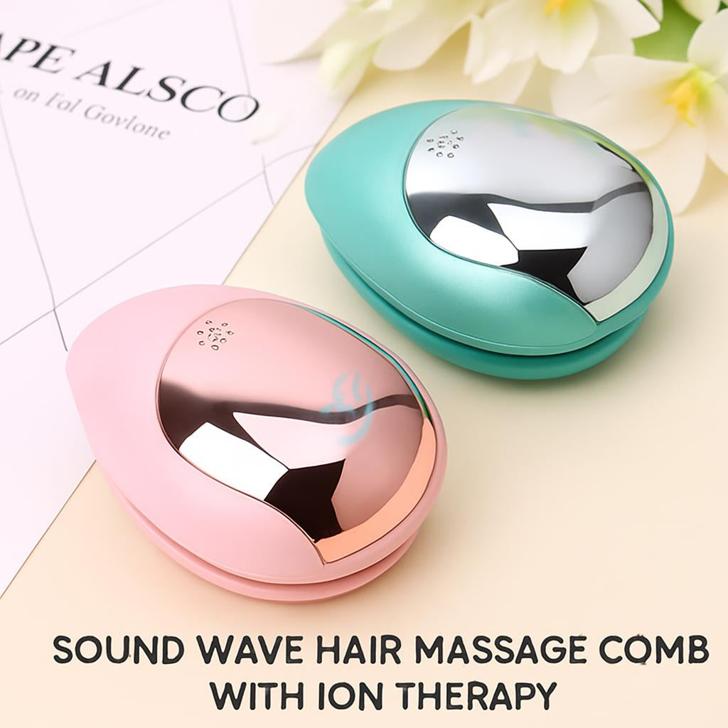 Sound Wave Hair Massage Comb with Ion Therapy