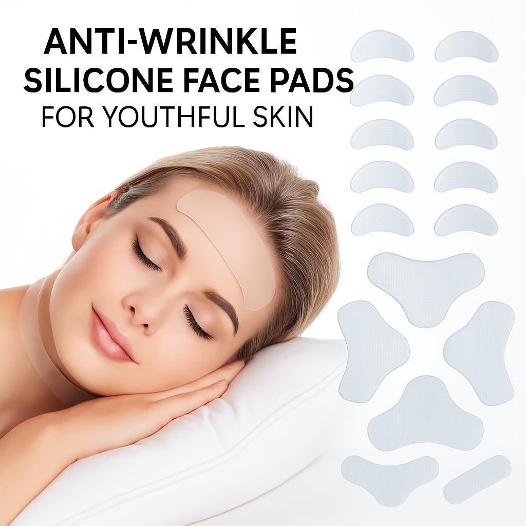 Anti-Wrinkle Silicone Face Pads for Youthful Skin