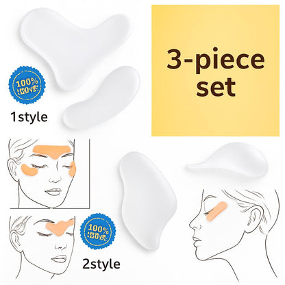 Anti-Wrinkle Silicone Face Pads for Youthful Skin