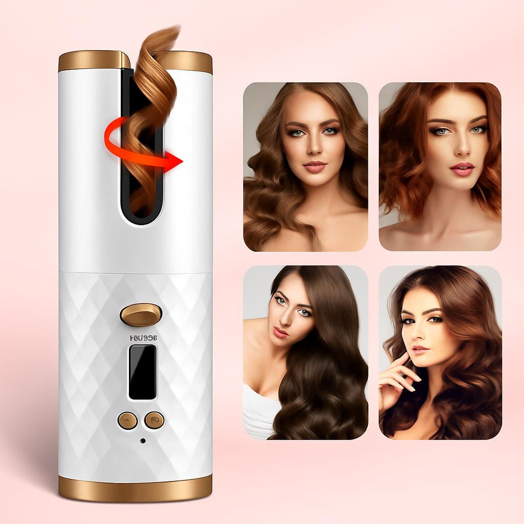 Portable Eco-Friendly Automatic Hair Curler for Effortless Styling