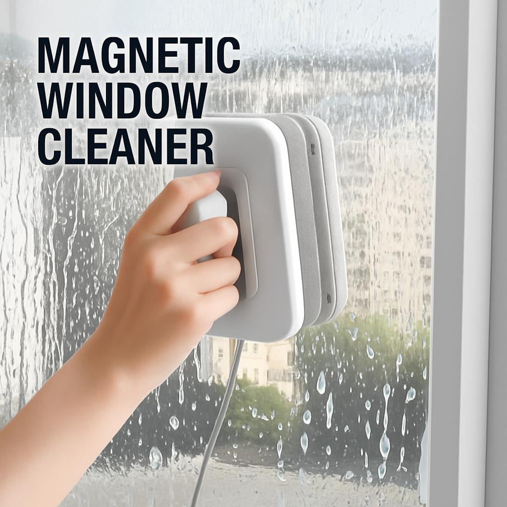 Magnetic Window Cleaner - Eco-Friendly, Reusable, Energy-Free Cleaning Tool