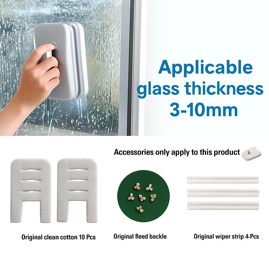 Magnetic Window Cleaner - Eco-Friendly, Reusable, Energy-Free Cleaning Tool