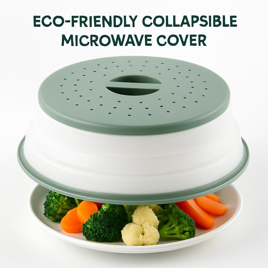 Eco-Friendly Collapsible Microwave Cover