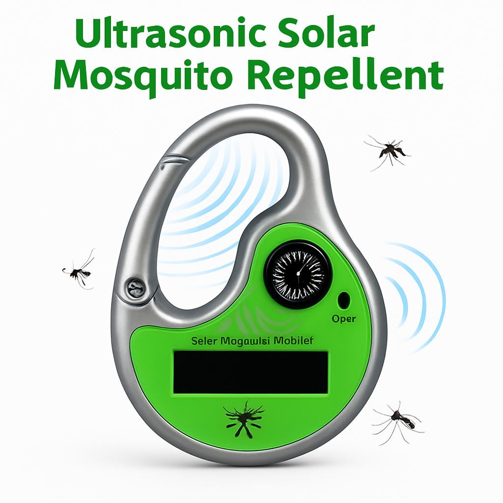 Solar Mosquito Repeller - Eco-Friendly, Portable Insect Deterrent