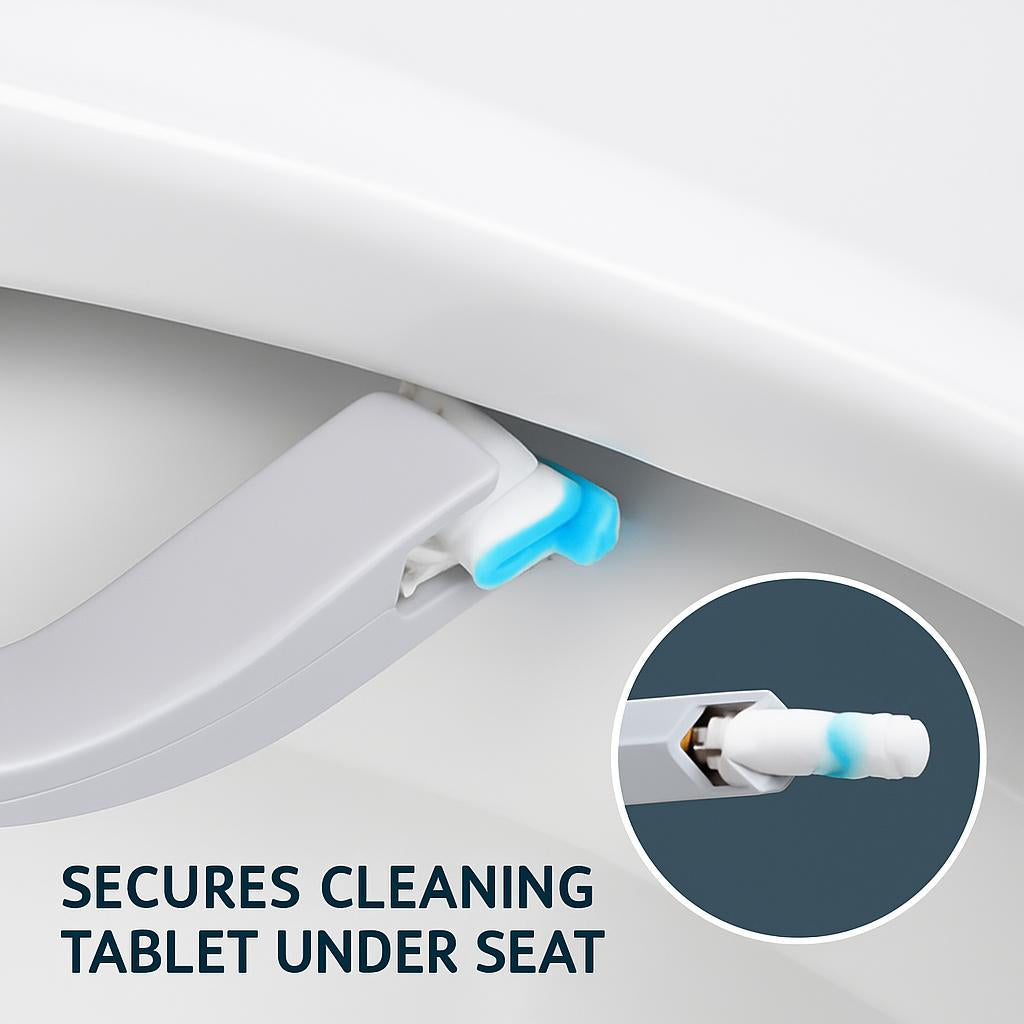 Eco-Friendly Long-Lasting Toilet Cleaning Brush with Replaceable Head