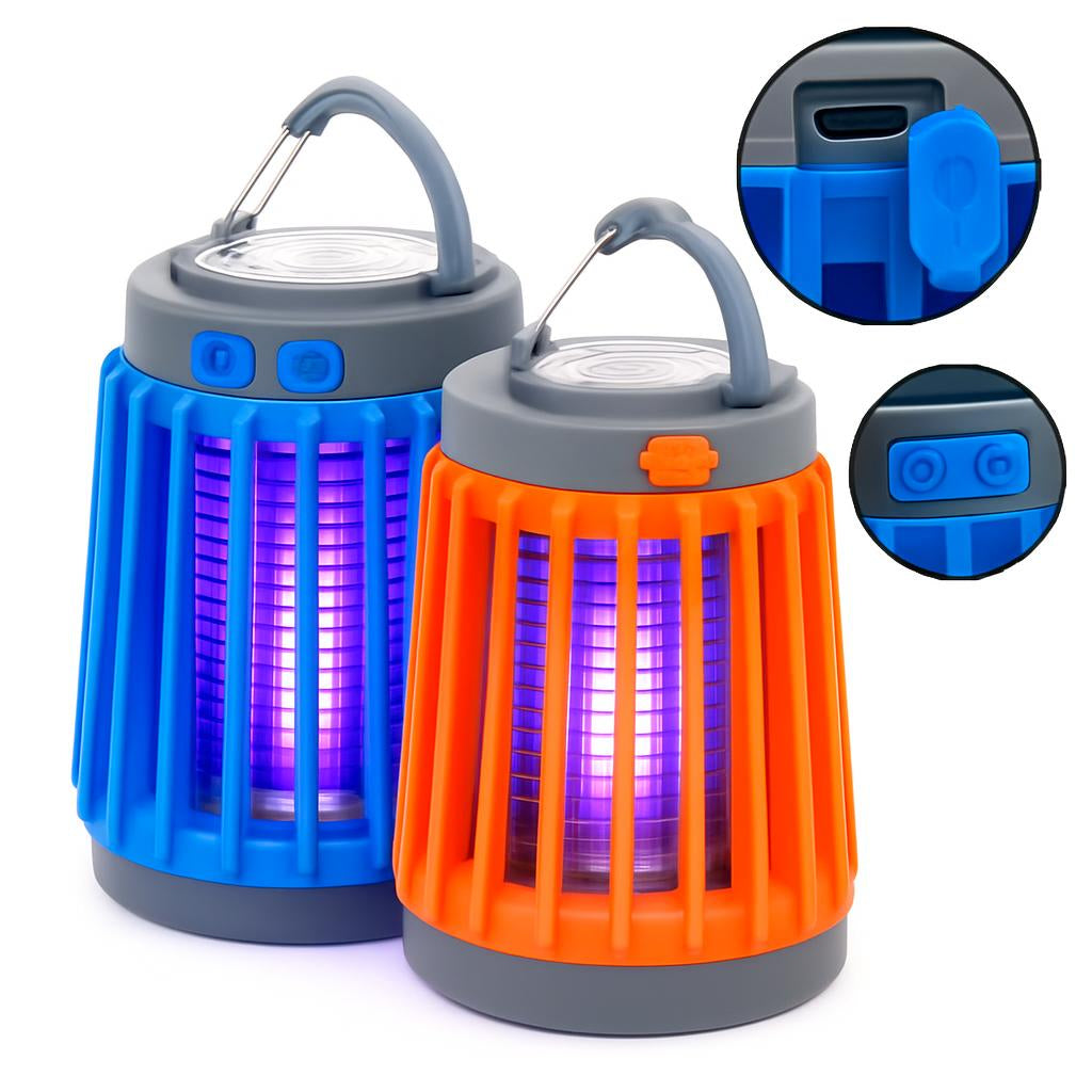Solar & USB-Powered Mosquito Killer Lamp - Eco-Friendly Pest Control