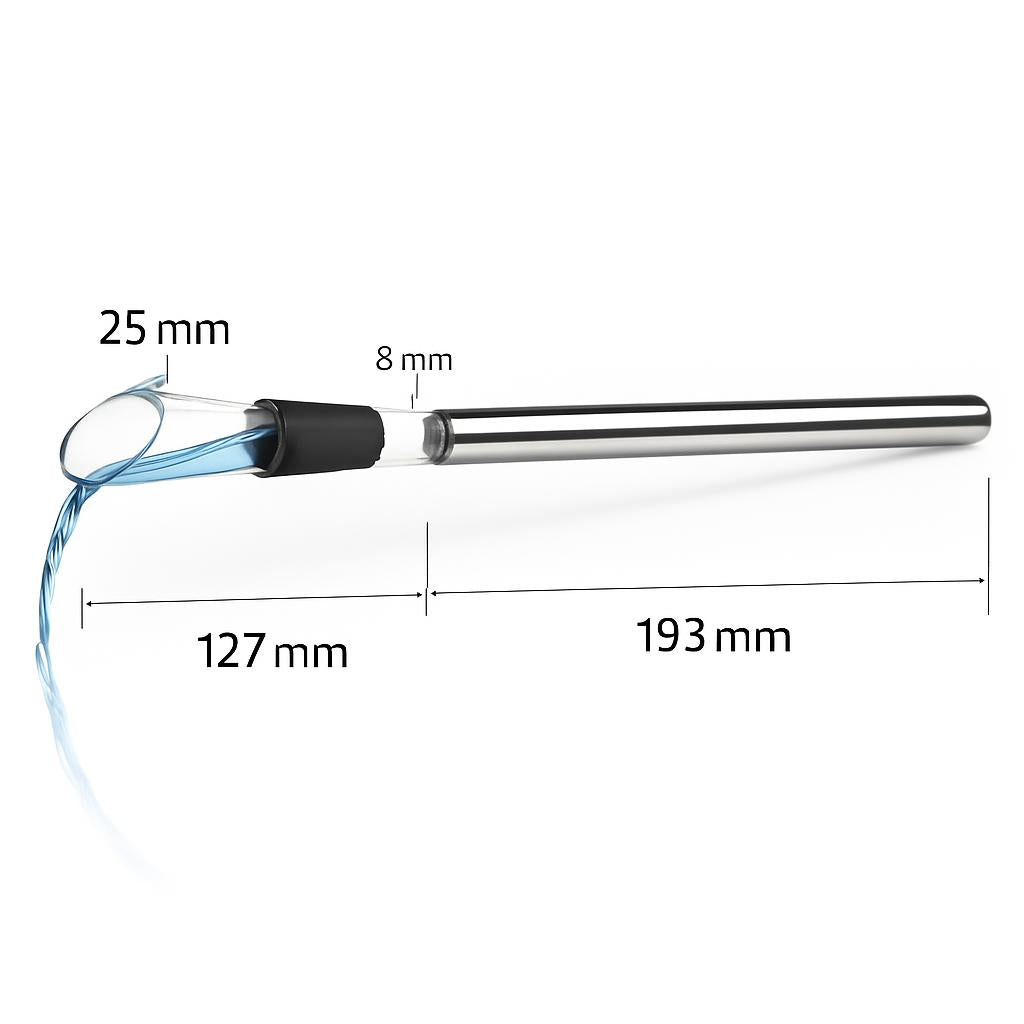 Eco-Friendly Wine Chiller Stick with Pour Spout