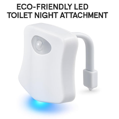 Eco-Friendly LED Toilet Night Light Attachment