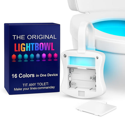 Eco-Friendly LED Toilet Night Light Attachment