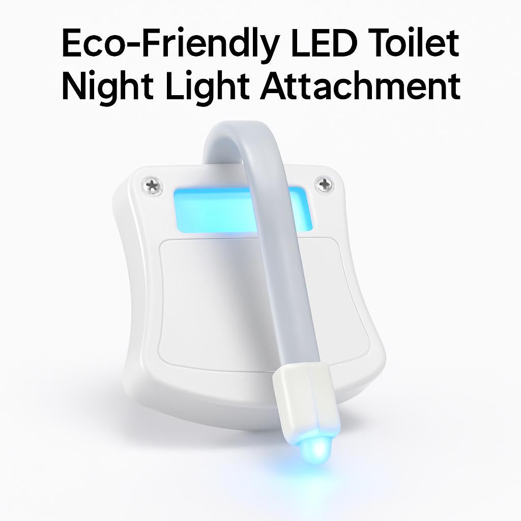 Eco-Friendly LED Toilet Night Light Attachment