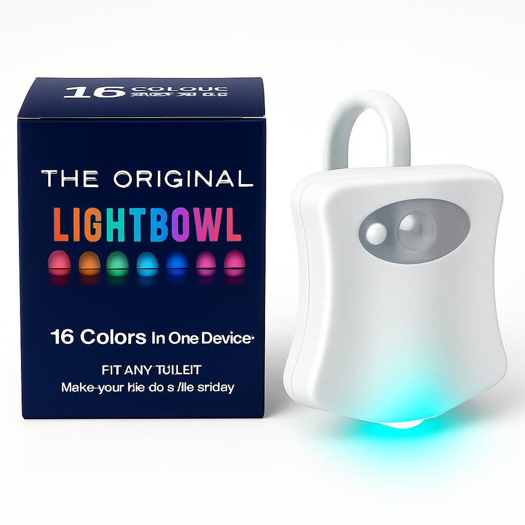 Eco-Friendly LED Toilet Night Light Attachment