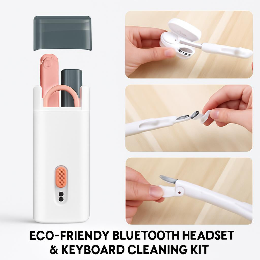 Eco-Friendly Bluetooth Headset & Keyboard Cleaning Kit