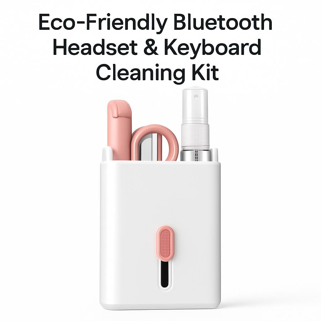 Eco-Friendly Bluetooth Headset & Keyboard Cleaning Kit