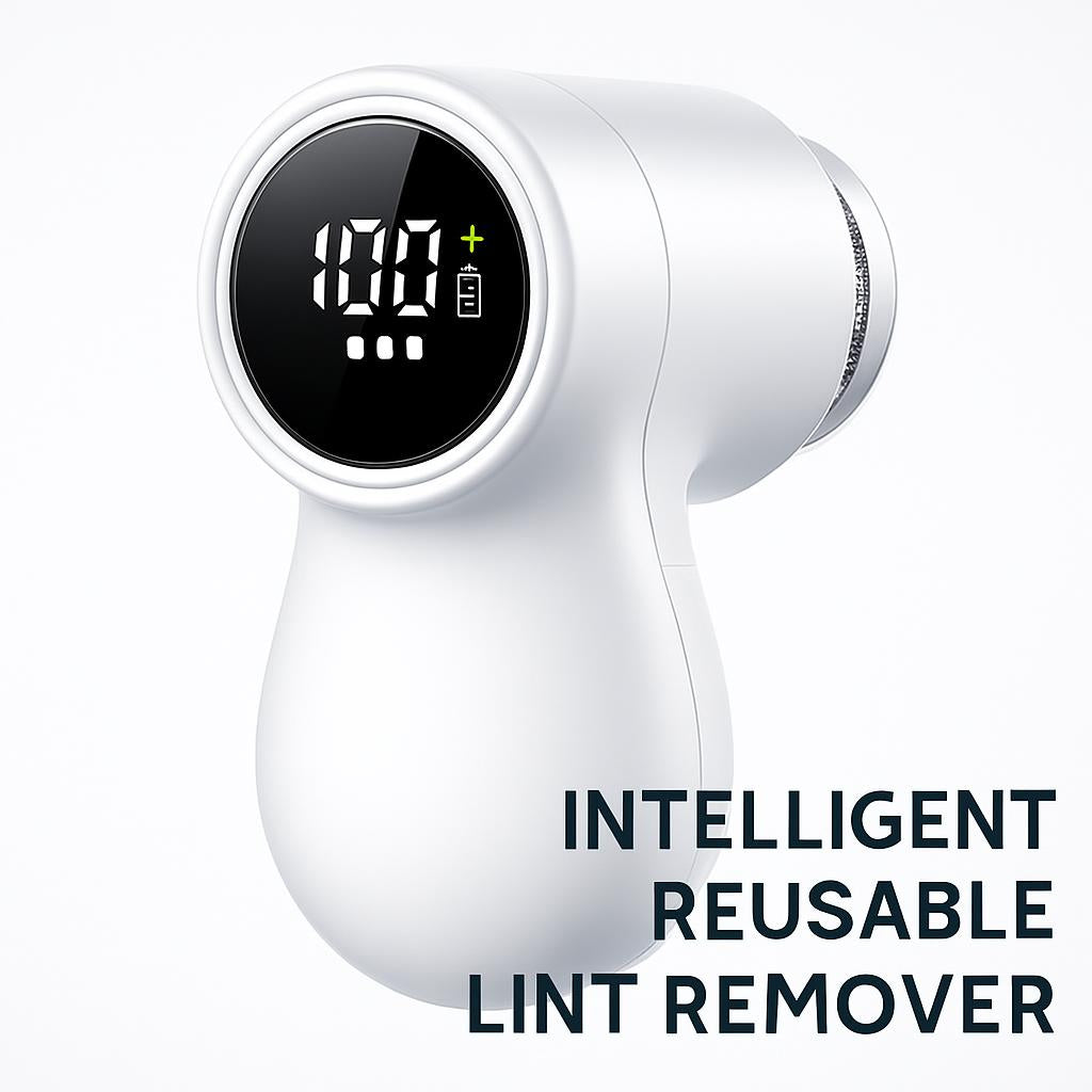 Intelligent Reusable Lint Remover with Digital Display