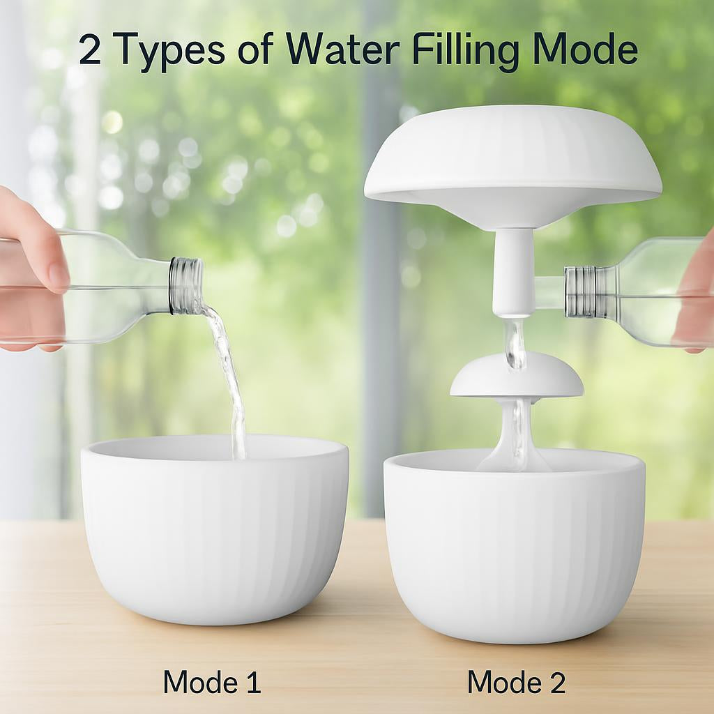Anti-Gravity Water Droplet Humidifier - Eco-Friendly, Energy Efficient, Smart Control