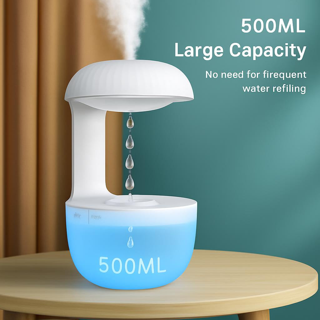Anti-Gravity Water Droplet Humidifier - Eco-Friendly, Energy Efficient, Smart Control