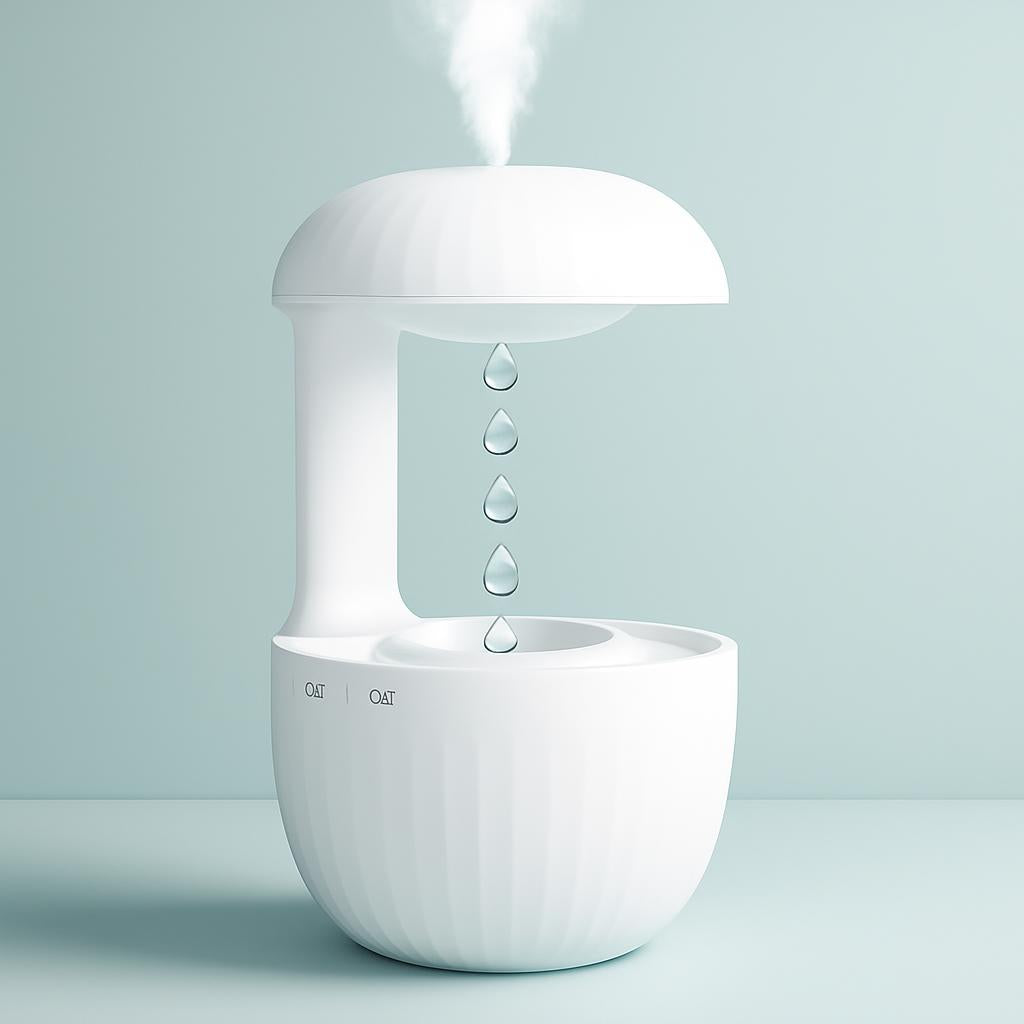Anti-Gravity Water Droplet Humidifier - Eco-Friendly, Energy Efficient, Smart Control