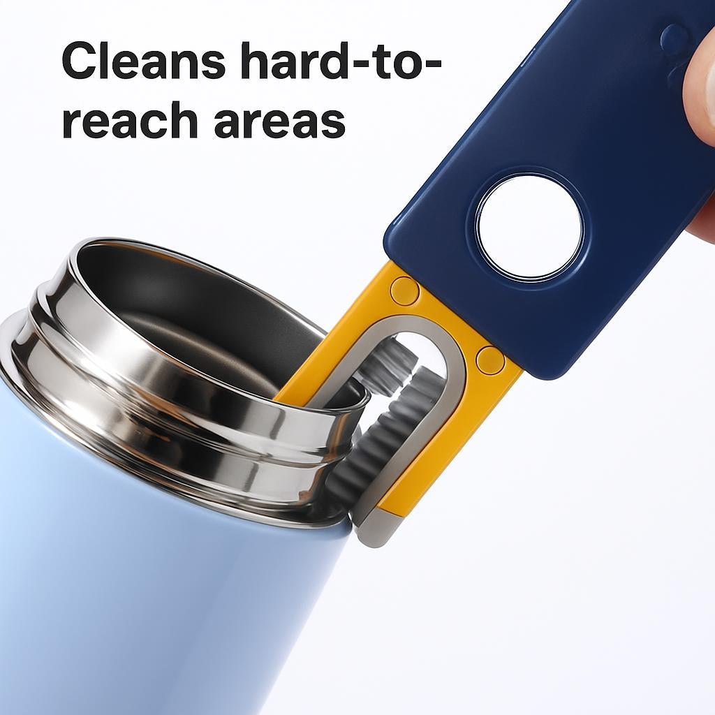 Eco-Friendly Bottle Cleaning Brush Set - Durable & Multi-Use