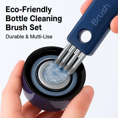 Eco-Friendly Bottle Cleaning Brush Set - Durable & Multi-Use