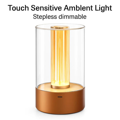 Touch Sensitive LED Ambient Light with Warm Light and Eco-Friendly Design