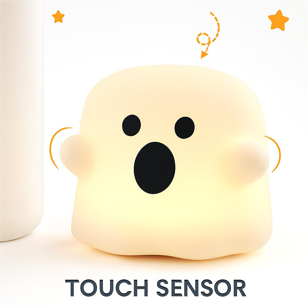 Silicone Touch Sensor LED Night Light for Kids