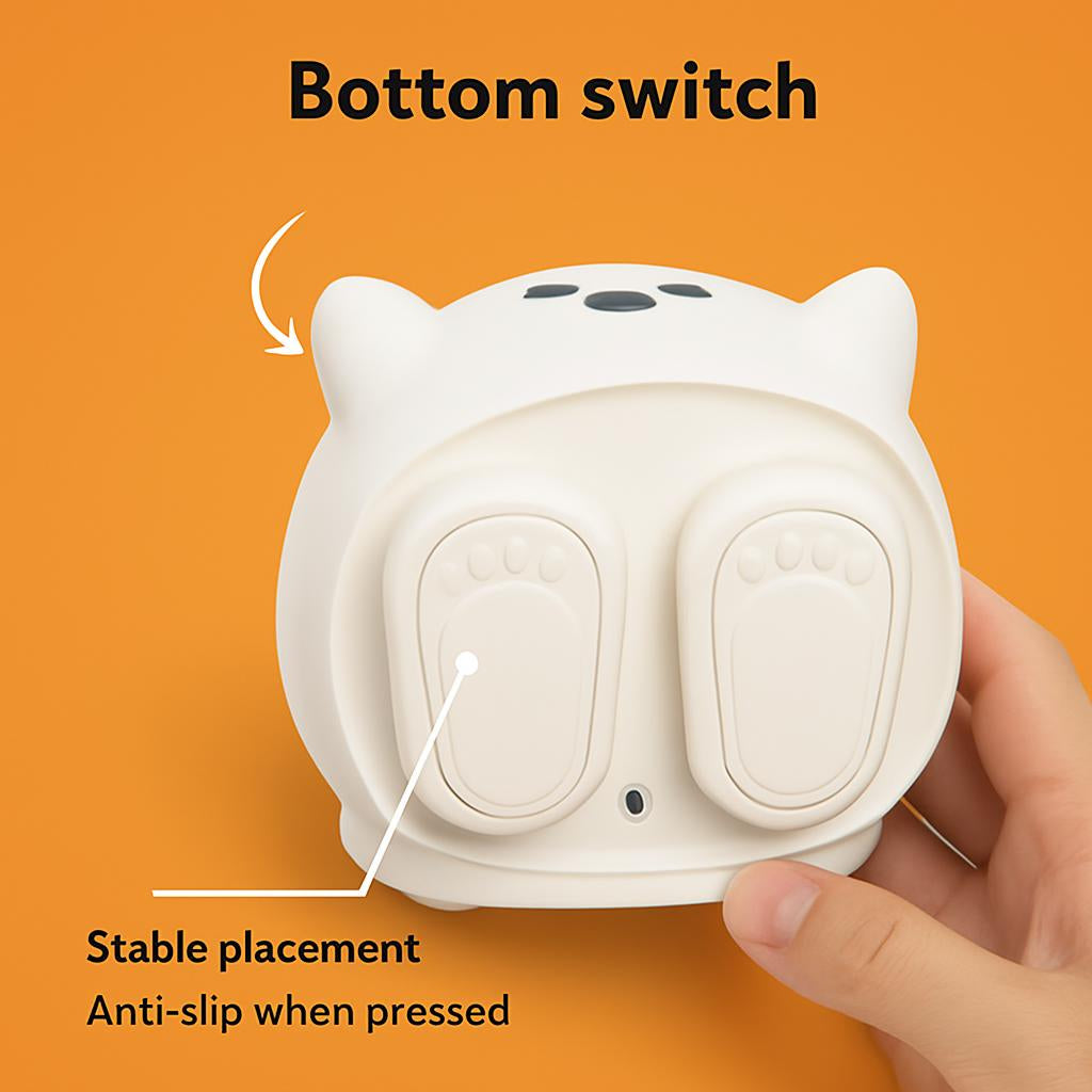 Silicone Touch Sensor LED Night Light for Kids