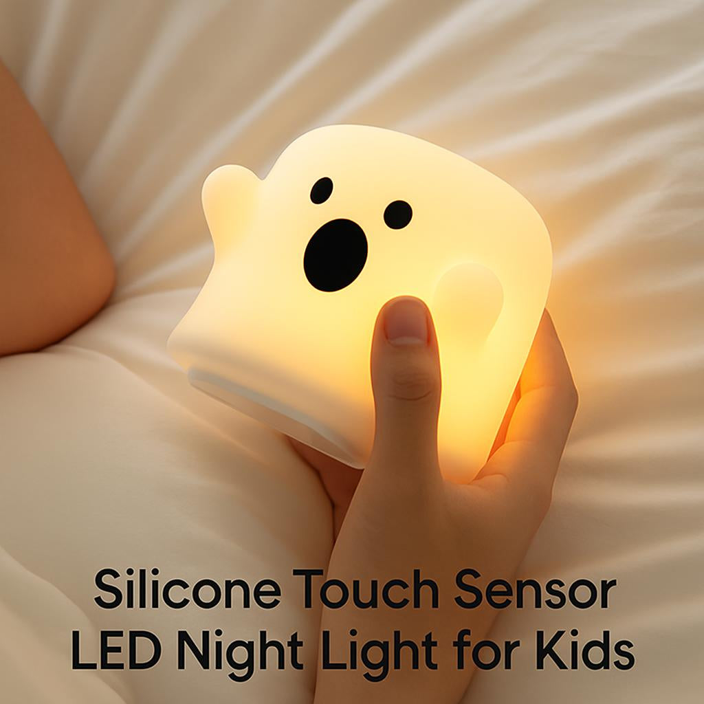Silicone Touch Sensor LED Night Light for Kids