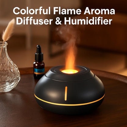 Colorful Flame Aroma Diffuser & Humidifier