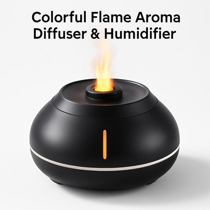 Colorful Flame Aroma Diffuser & Humidifier