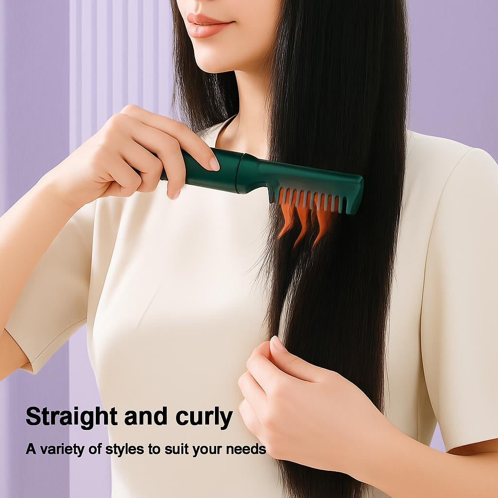 Eco-Friendly Wireless Hair Hot Comb for Effortless Styling