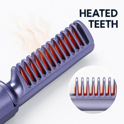 Eco-Friendly Wireless Hair Hot Comb for Effortless Styling