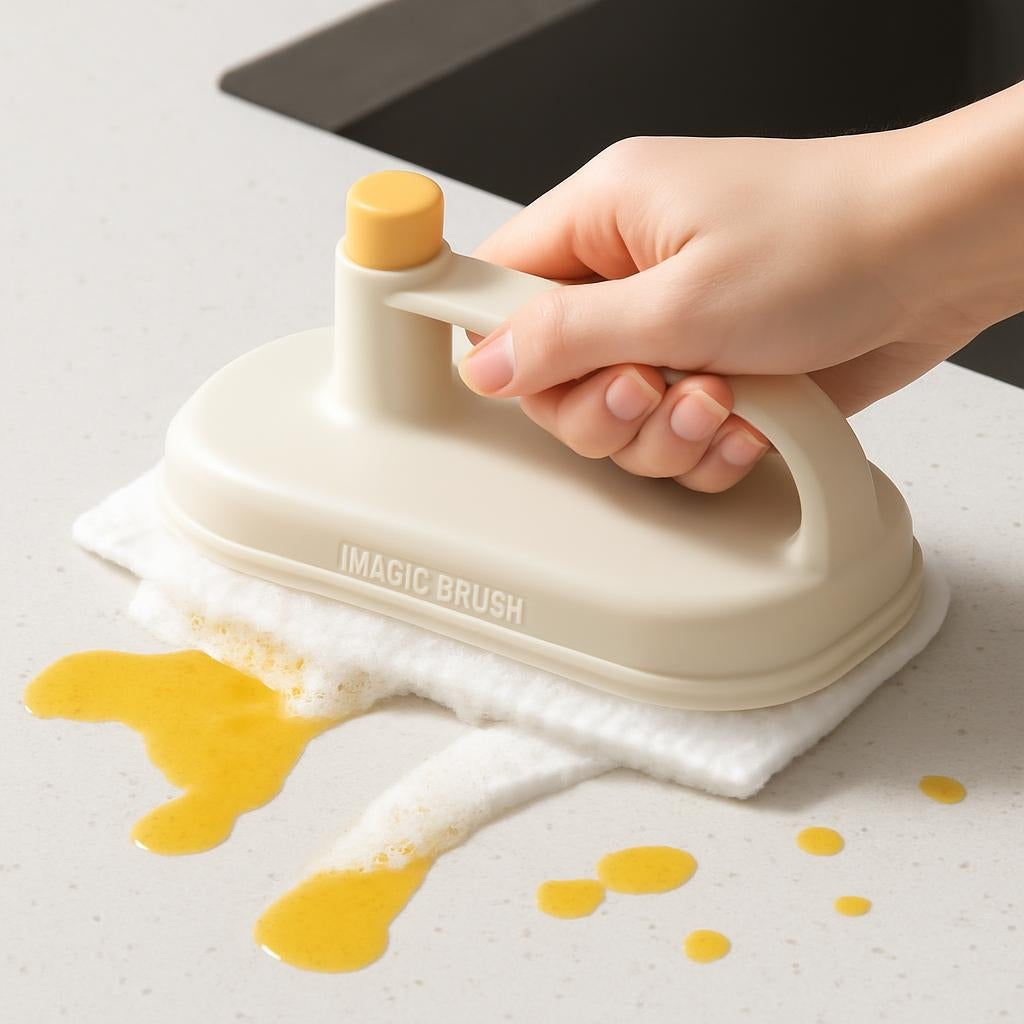 Eco-Friendly Multi-Purpose Cleaning Brush with Handle