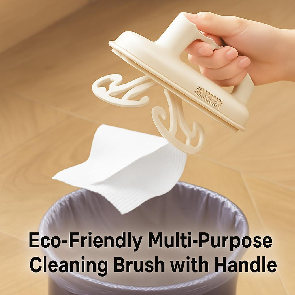 Eco-Friendly Multi-Purpose Cleaning Brush with Handle