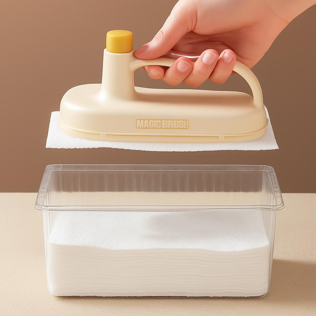 Eco-Friendly Multi-Purpose Cleaning Brush with Handle