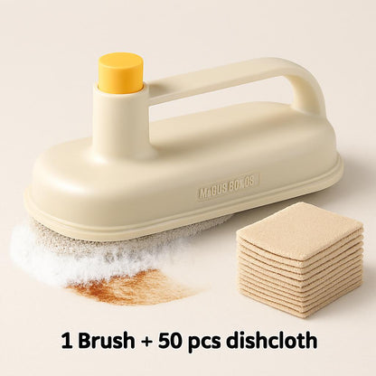 Eco-Friendly Multi-Purpose Cleaning Brush with Handle