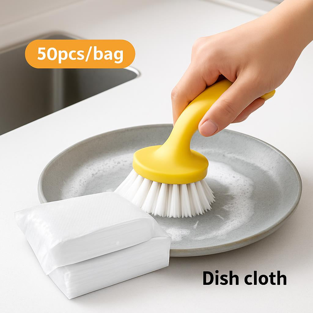 Eco-Friendly Multi-Purpose Cleaning Brush with Handle