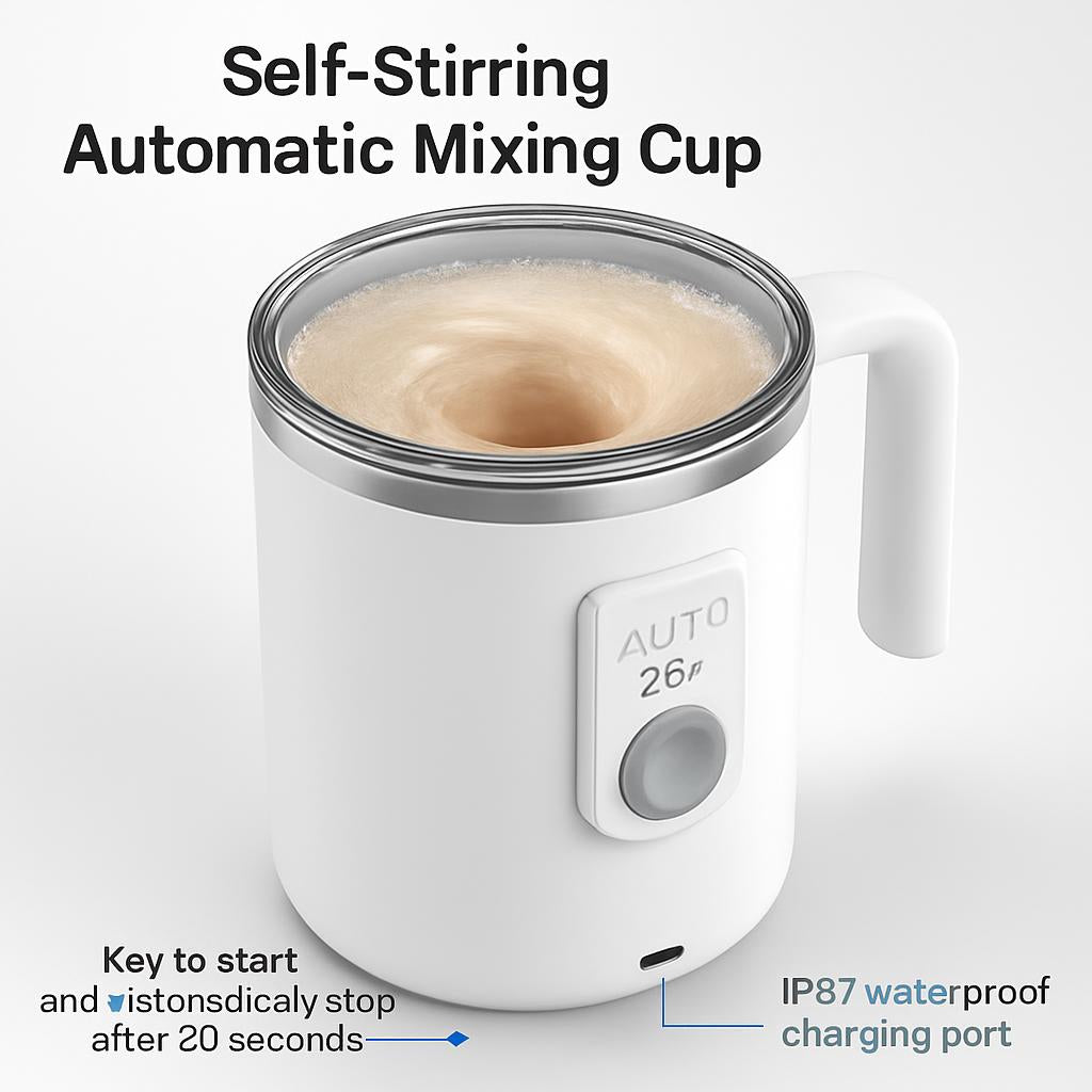 Self-Stirring Automatic Mixing Cup - Eco-Friendly Reusable Mug