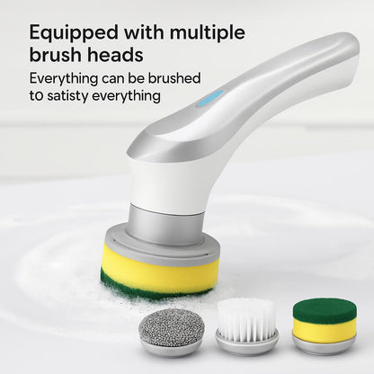 Rechargeable Multi-Use Electric Cleaning Brush Set with USB Charging