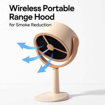 Wireless Portable Range Hood for Smoke Reduction