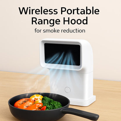 Wireless Portable Range Hood for Smoke Reduction