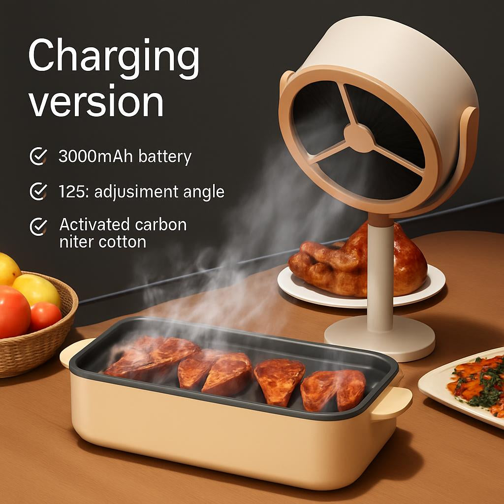 Wireless Portable Range Hood Fan for Smoke Reduction