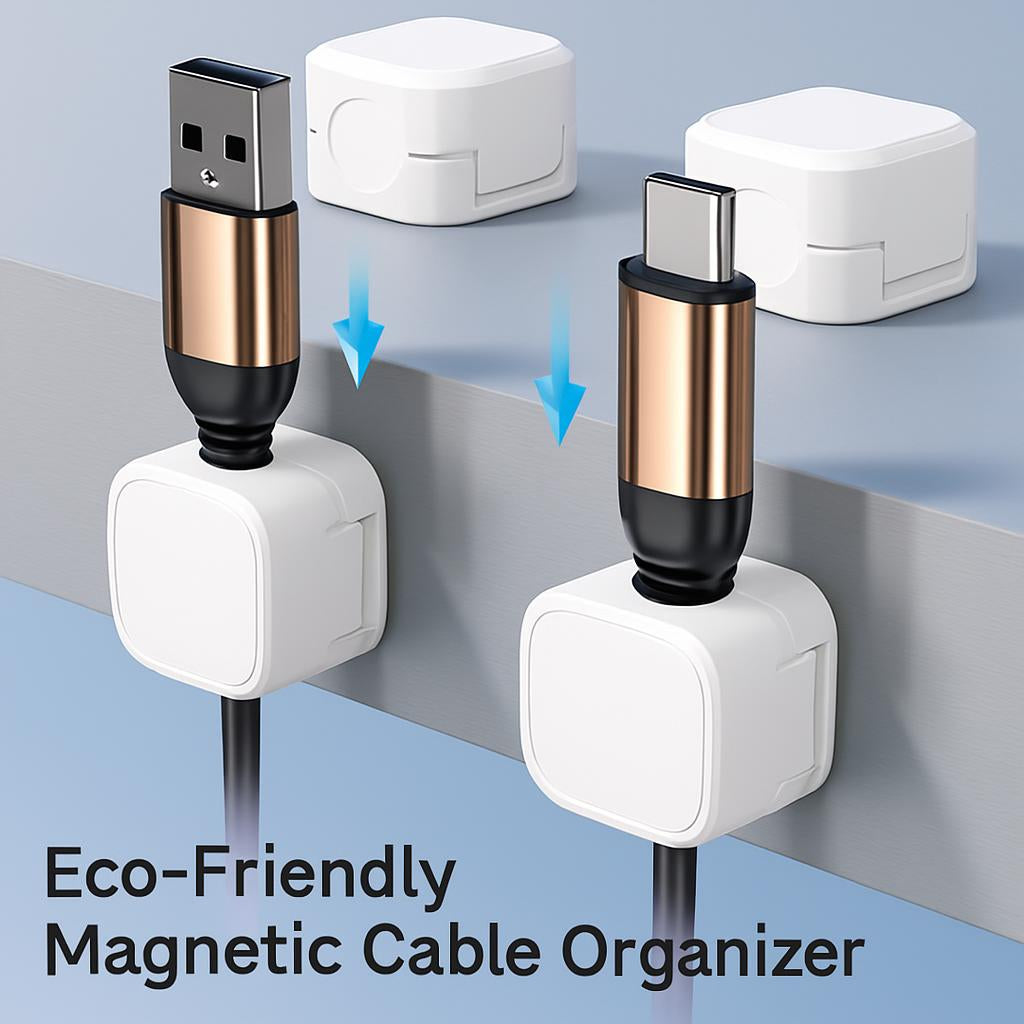Eco-Friendly Magnetic Cable Organizer