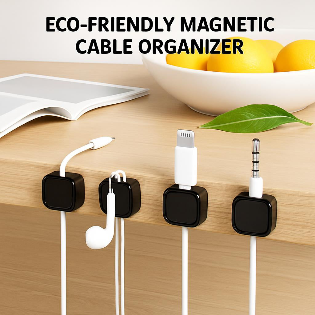 Eco-Friendly Magnetic Cable Organizer