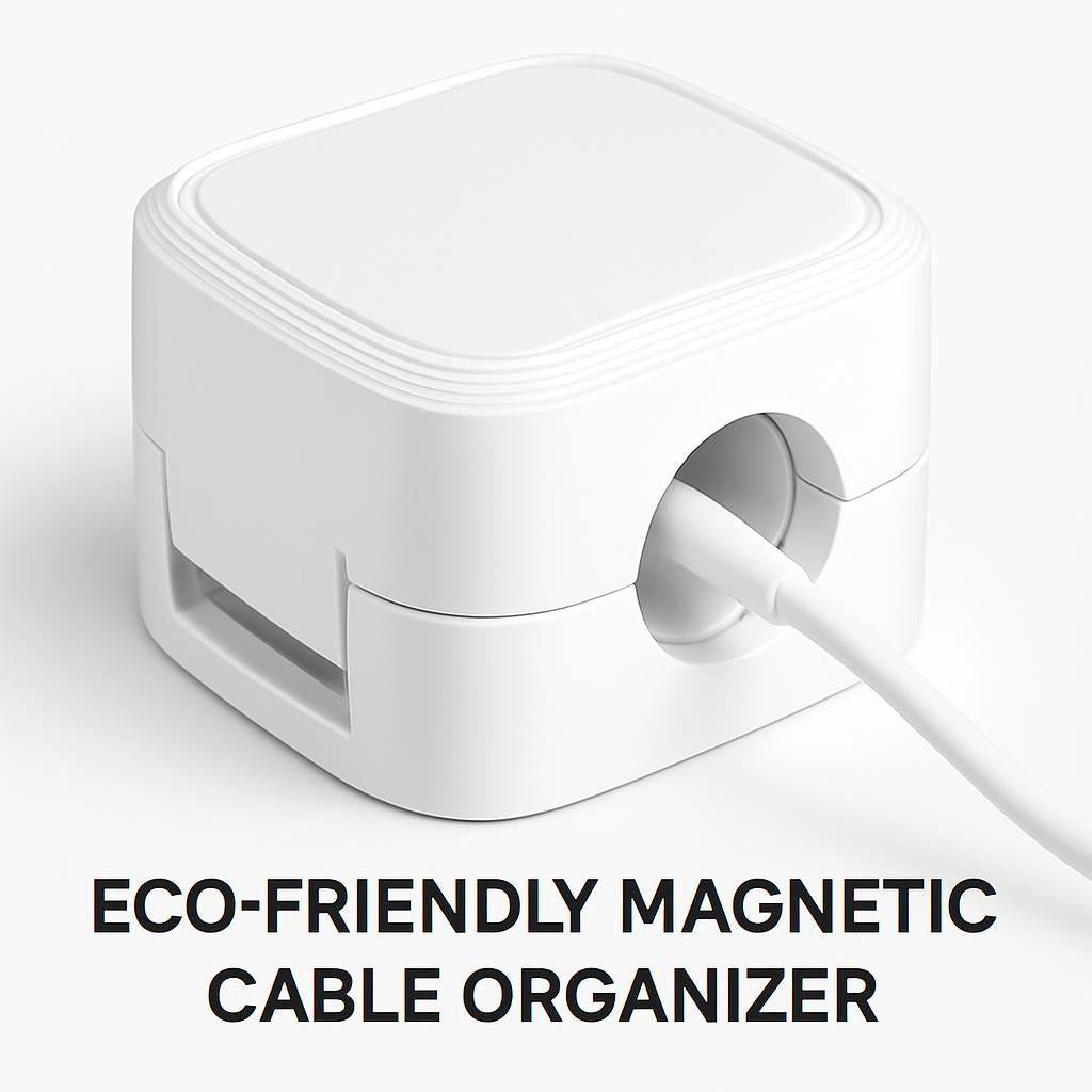 Eco-Friendly Magnetic Cable Organizer