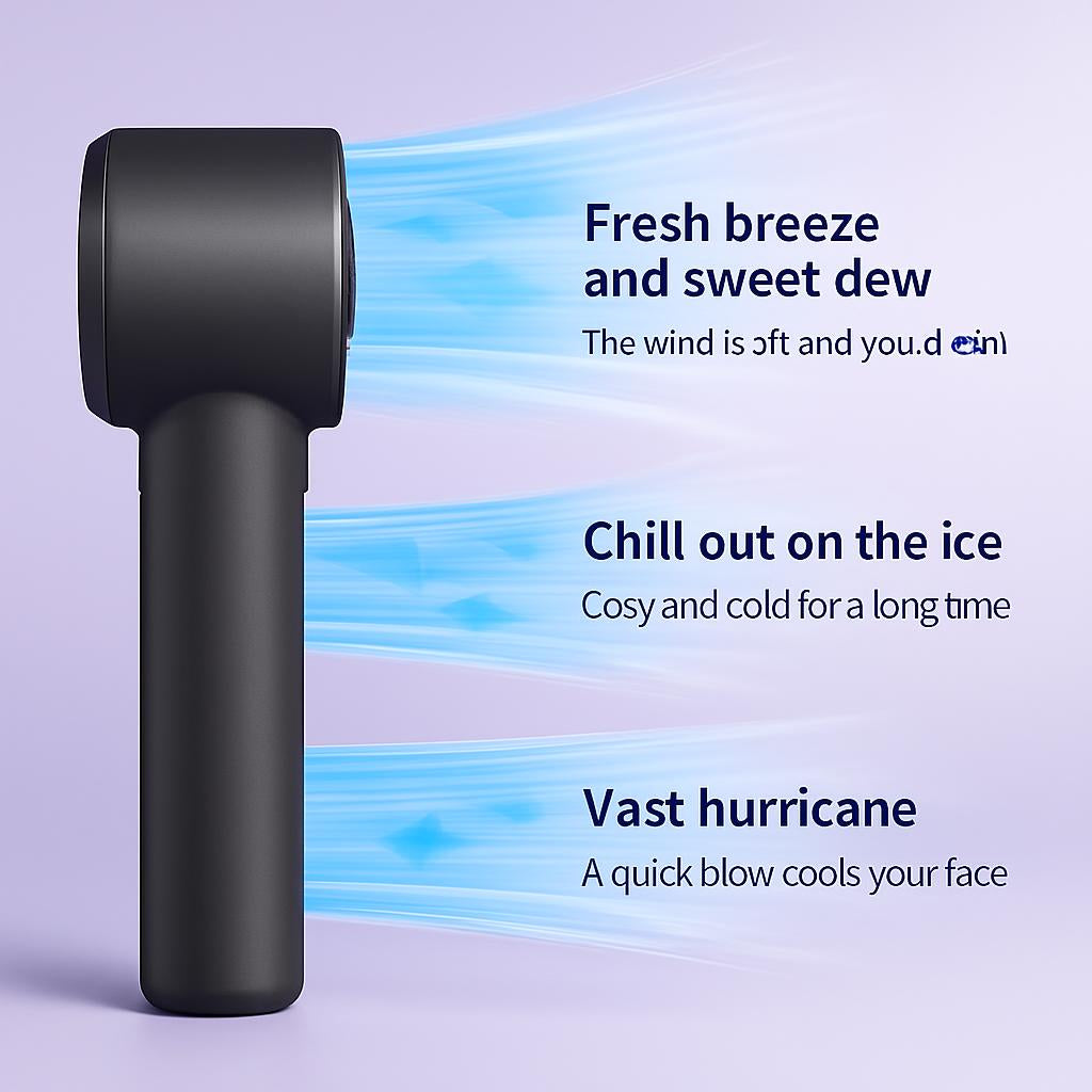 Turbo Cooling Mini Fan - Rechargeable & Portable